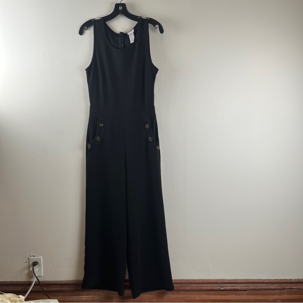 Caution To The Wind Jumpsuit Black